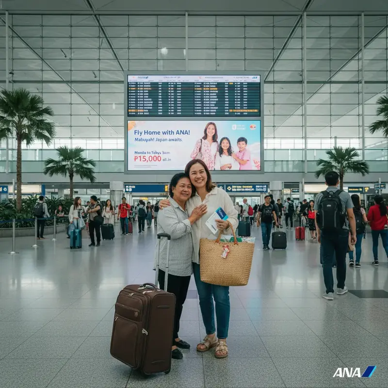 All Nippon Airways (NH) — Routes from Philippines, OFW Programs