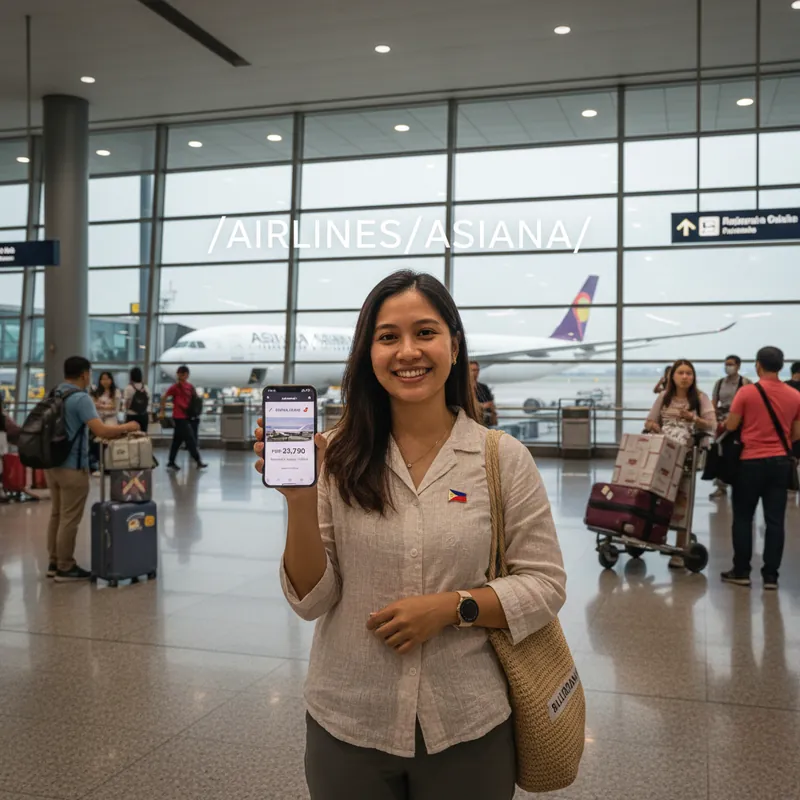 Asiana Airlines (OZ) — Routes from Philippines, OFW Programs, Baggage
