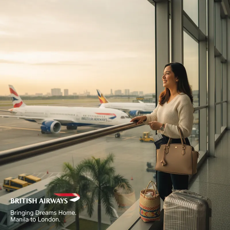 British Airways (BA) — Routes from Philippines, EU261/UK261 Rights