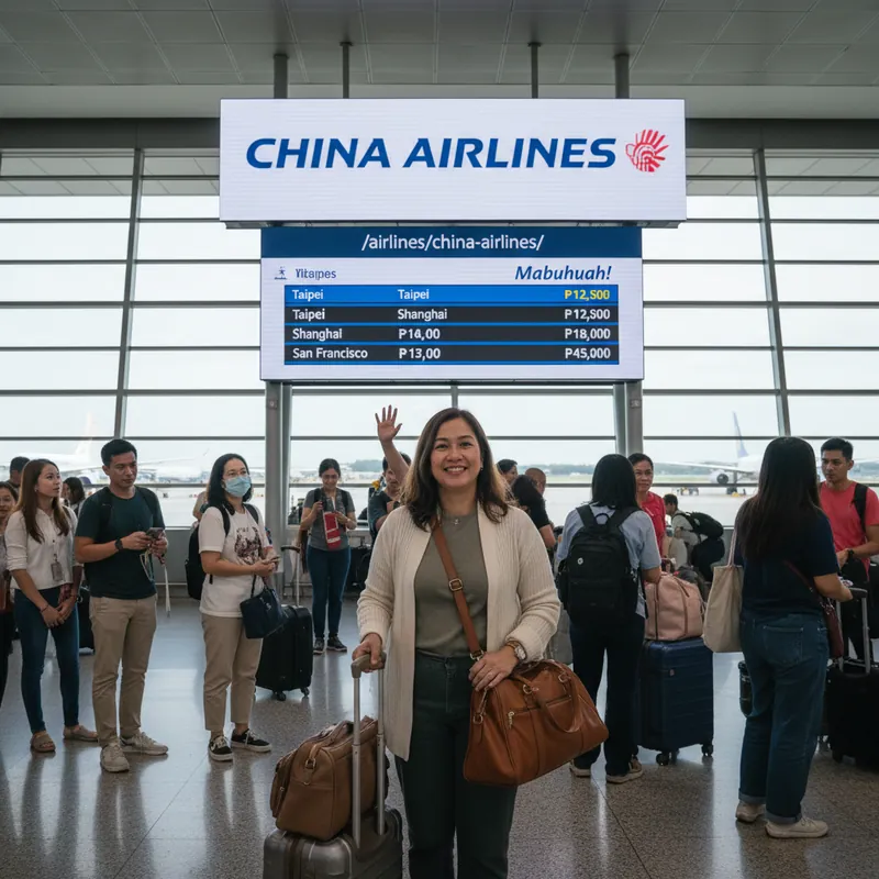 China Airlines (CI) — Routes from Philippines, OFW Programs, Baggage