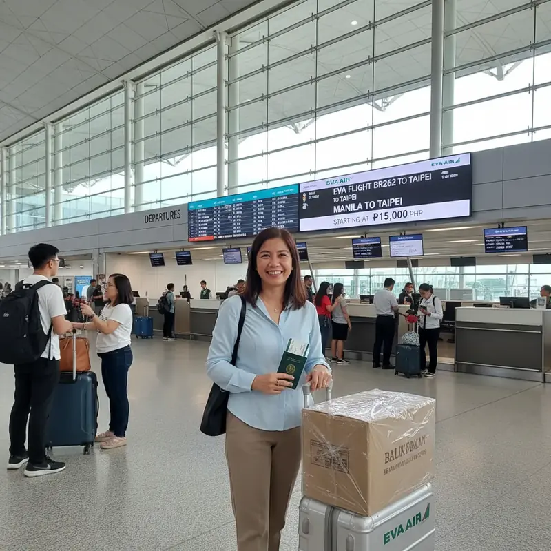 EVA Air (BR) — Routes from Philippines, OFW Programs, Baggage