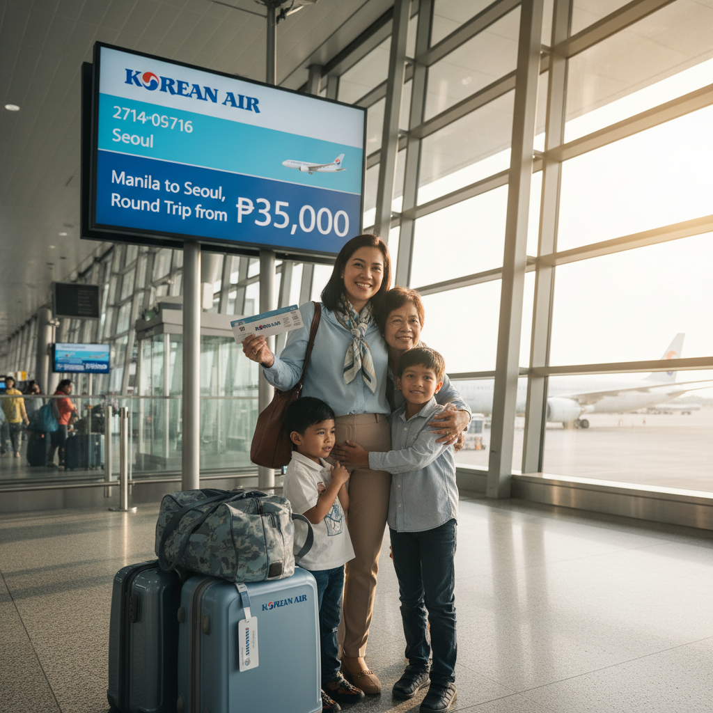 Korean Air (KE) — Routes from Philippines, OFW Programs, Baggage | 2026