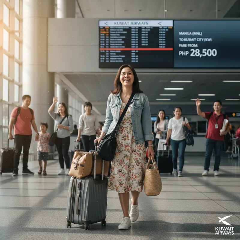 Kuwait Airways (KU) — Routes from Philippines, OFW Programs, Baggage