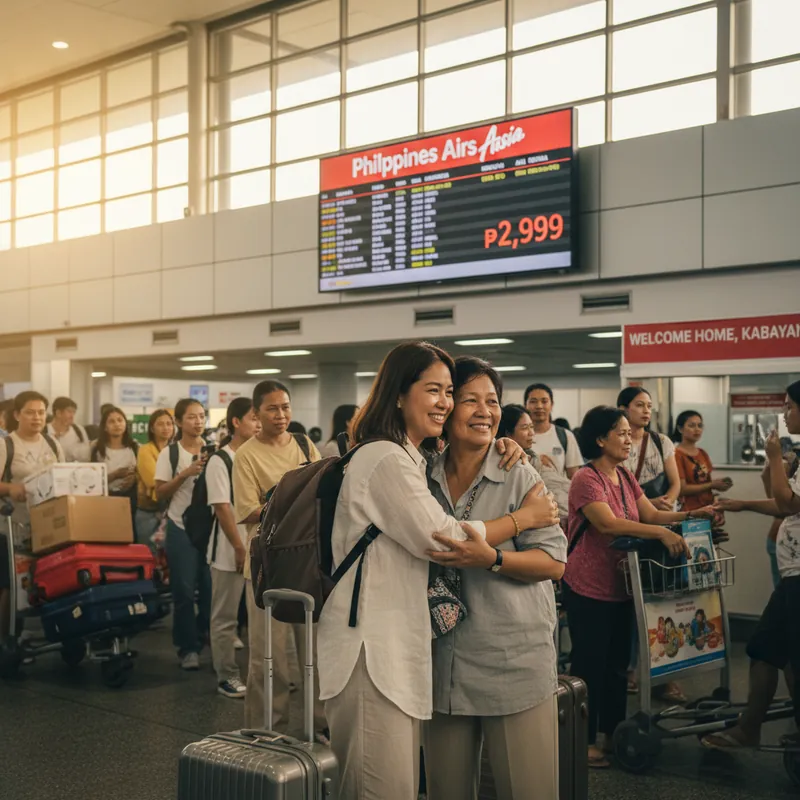 Philippines AirAsia (Z2) — Routes from Philippines, OFW Programs