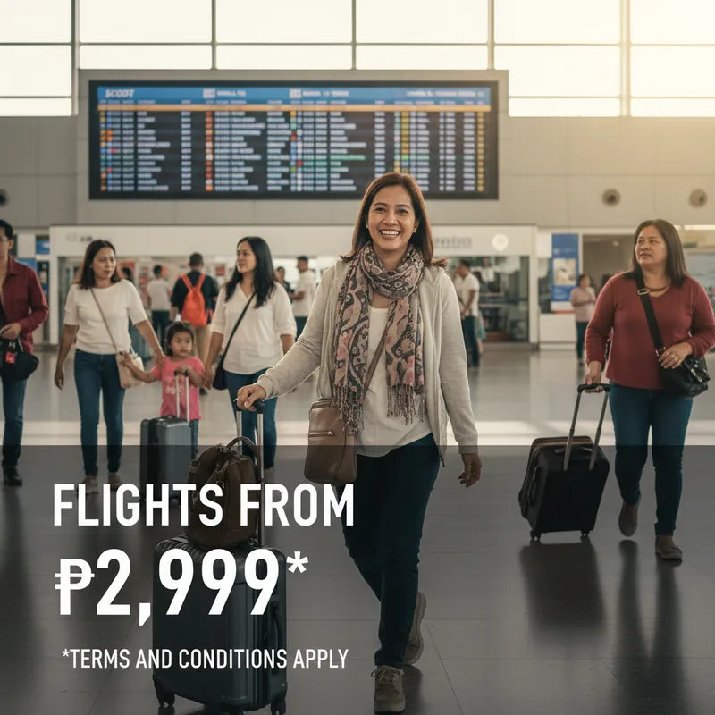 Scoot (TR) — Routes from Philippines, OFW Programs, Baggage