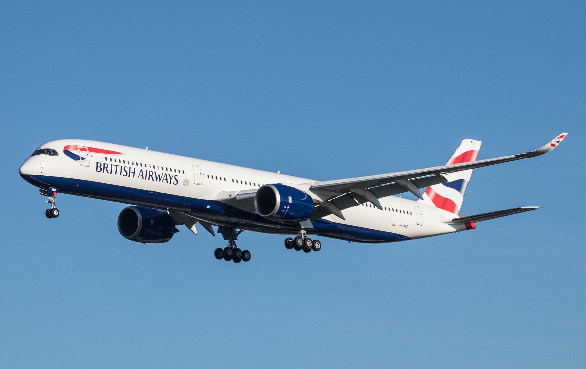 British Airways aircraft (BA) — Filipino leisure outbound carrier, photo via Wikimedia Commons (Wikipedia summary)