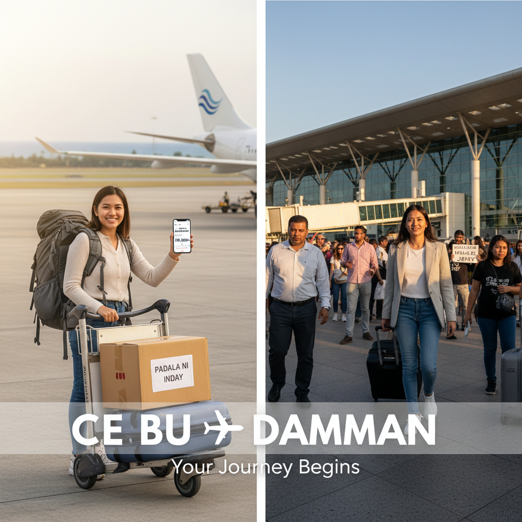 Cebu to Dammam Flights — Connect via Manila | 2026