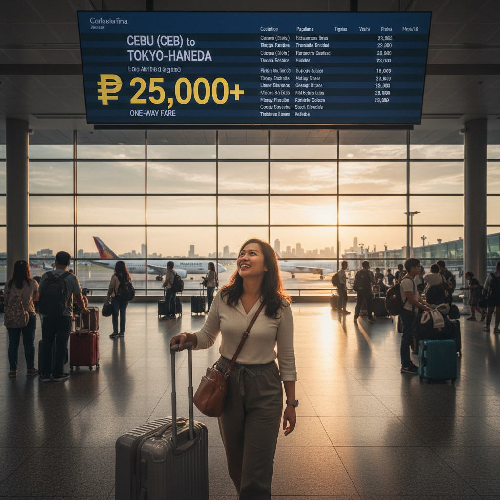 Cebu to Haneda Tokyo Flights — Schedule, Carriers, Best Time | 2026