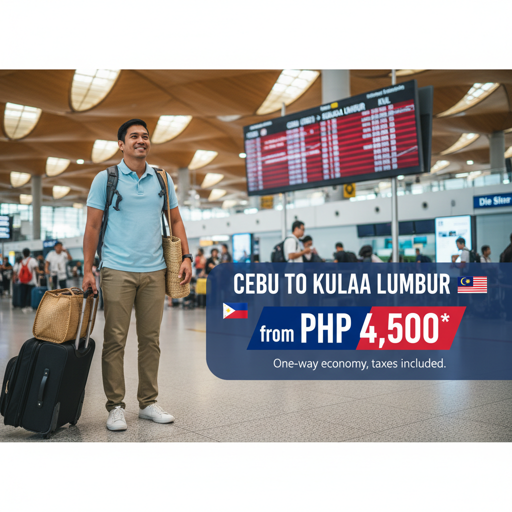 Cebu to Kuala Lumpur Flights — Schedule, Carriers, Best Time | 2026