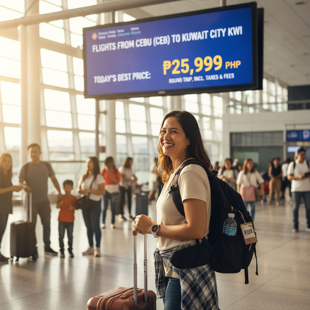 Cebu to Kuwait City Flights — Schedule, Carriers, Fares | 2026