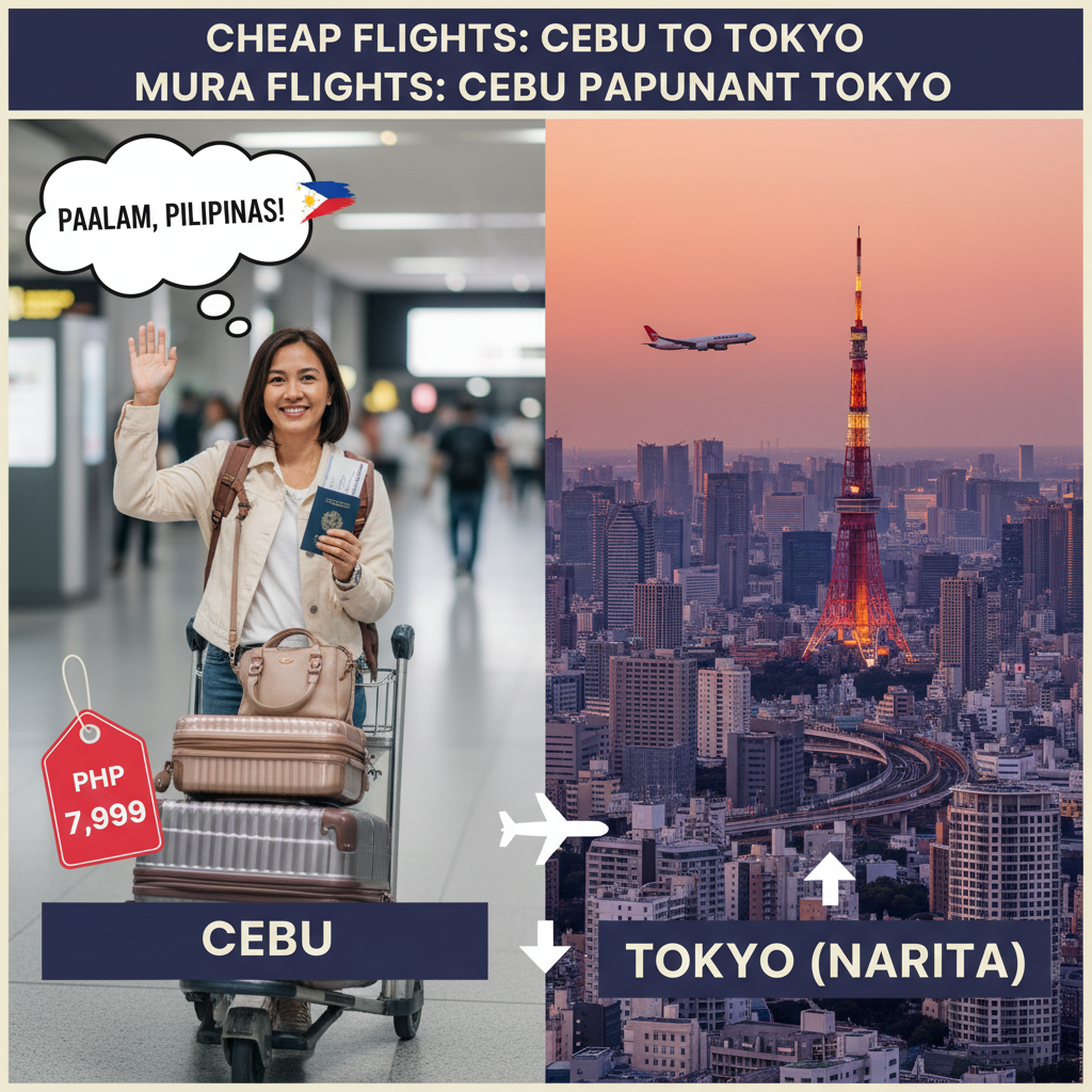 Cebu to Narita Tokyo Flights — Schedule, Carriers, Best Time | 2026