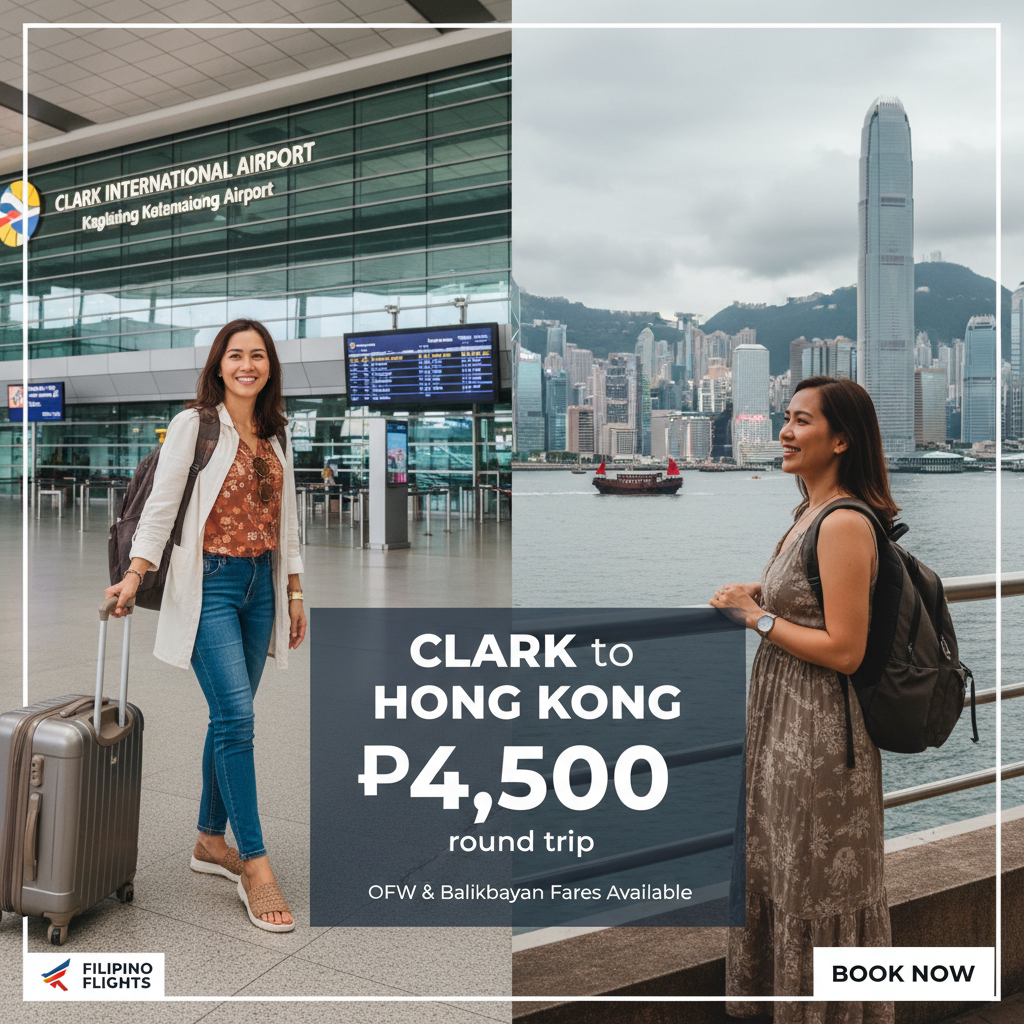 Clark to Hong Kong Flights — Schedule, Carriers, Best Time | 2026