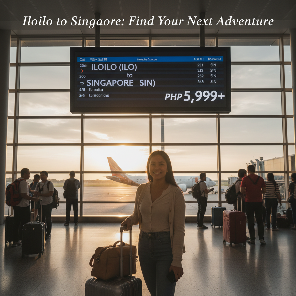 Iloilo to Singapore Flights — Schedule, Carriers, Best Time | 2026