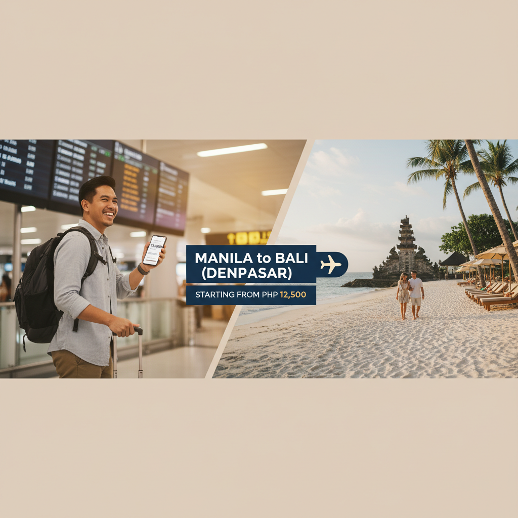 Manila to Bali Denpasar Flights — Schedule, Carriers, Best Time | 2026
