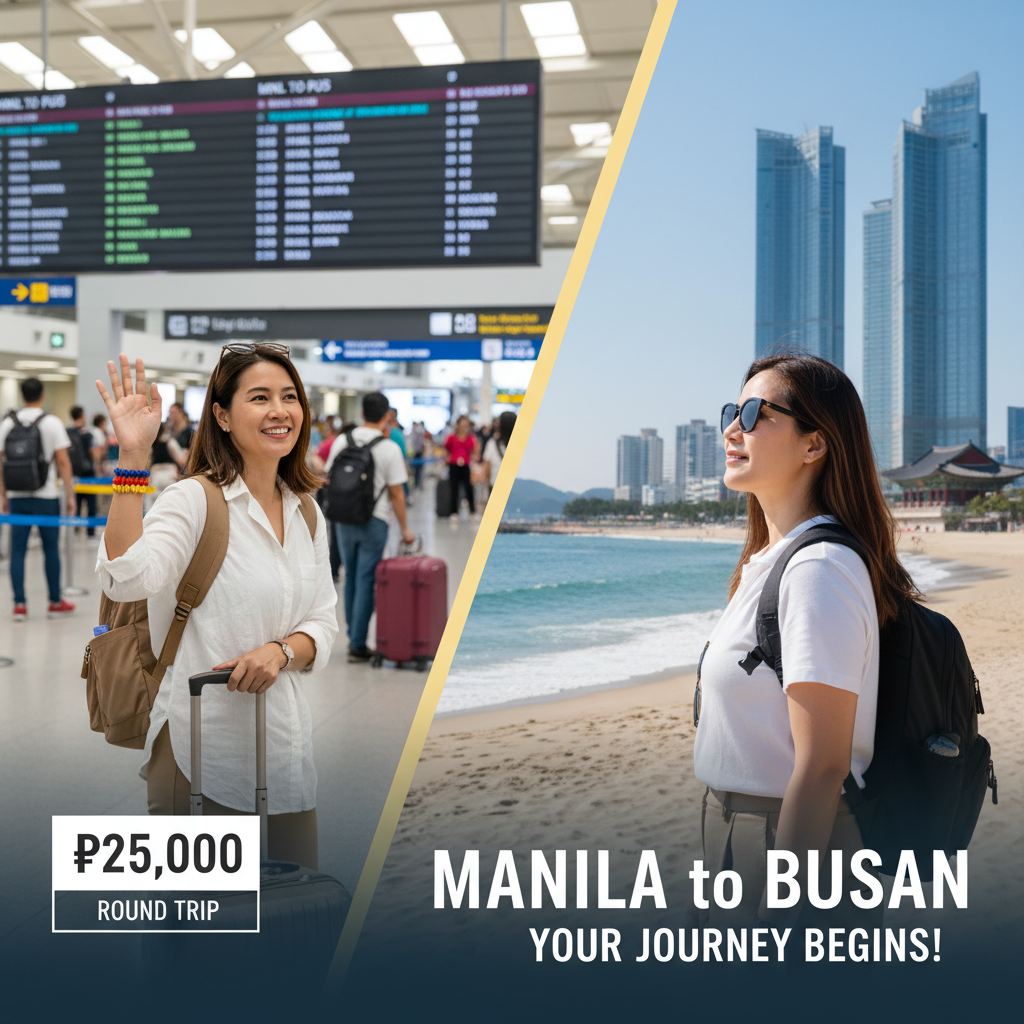 Manila to Busan Flights — Schedule, Carriers, Best Time | 2026
