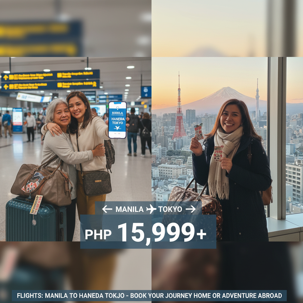 Manila to Haneda Tokyo Flights — Schedule, Carriers, Best Time | 2026