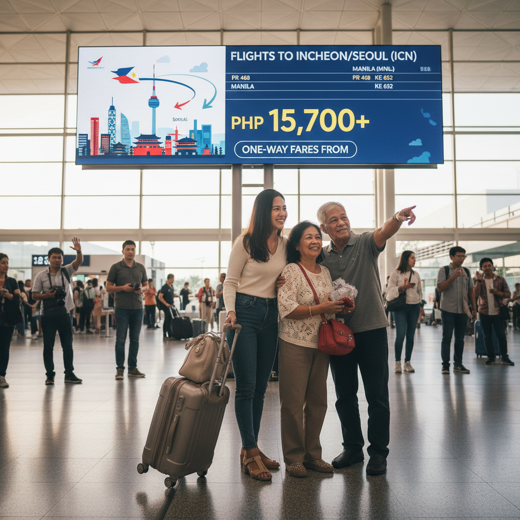 Manila to Incheon Seoul Flights — Schedule, Carriers, Best Time | 2026