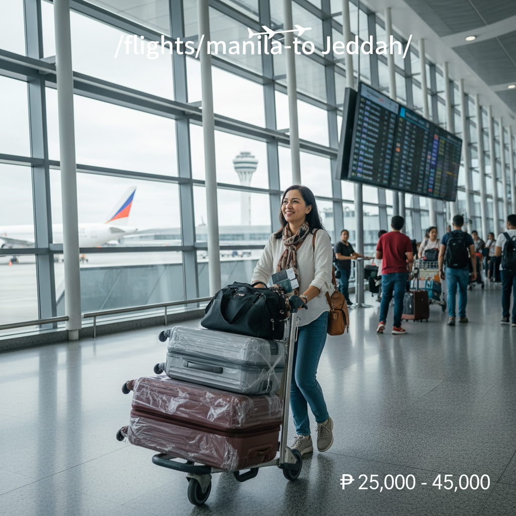 Manila to Jeddah Flights — Schedule, Carriers, Fare Bracket | 2026
