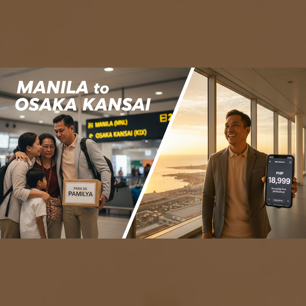 Manila to Osaka Kansai Flights — Schedule, Carriers, Best Time | 2026