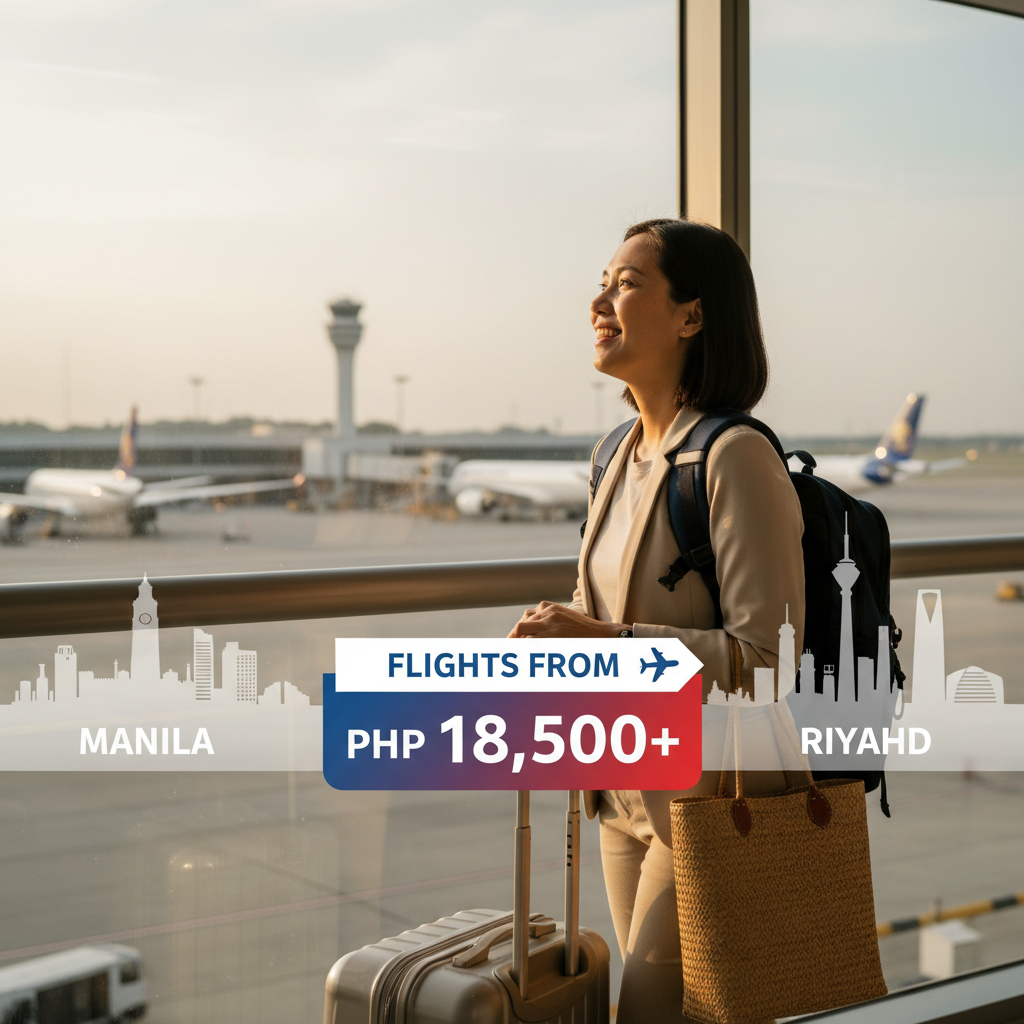 Flight from Manila to Riyadh