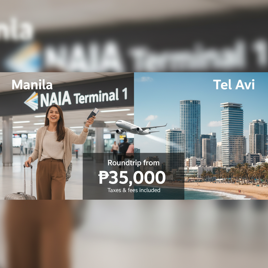 Manila to Tel Aviv Flights — Schedule, Carriers, Best Time | 2026