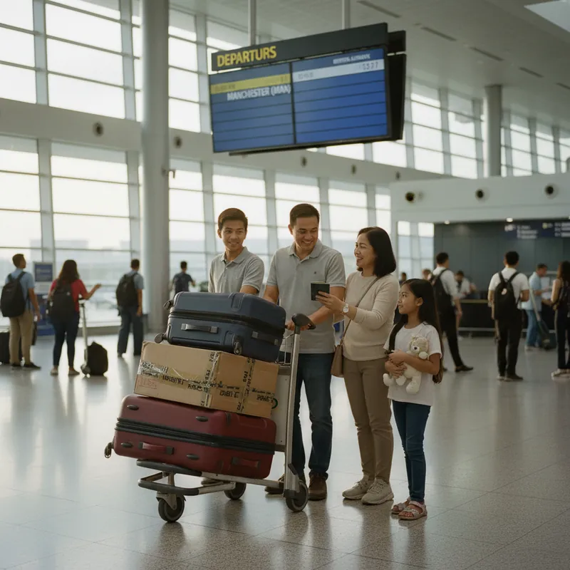Flights from Manila (MNL) to Manchester (MAN) — PHP Fares & Schedules