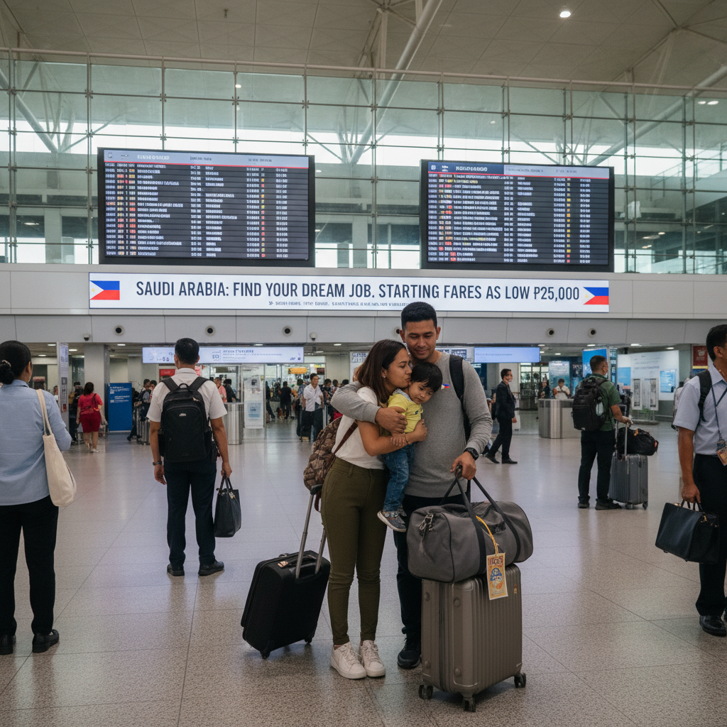 Flights from Philippines to Saudi Arabia — Visa, Best Time, Routes | 2026
