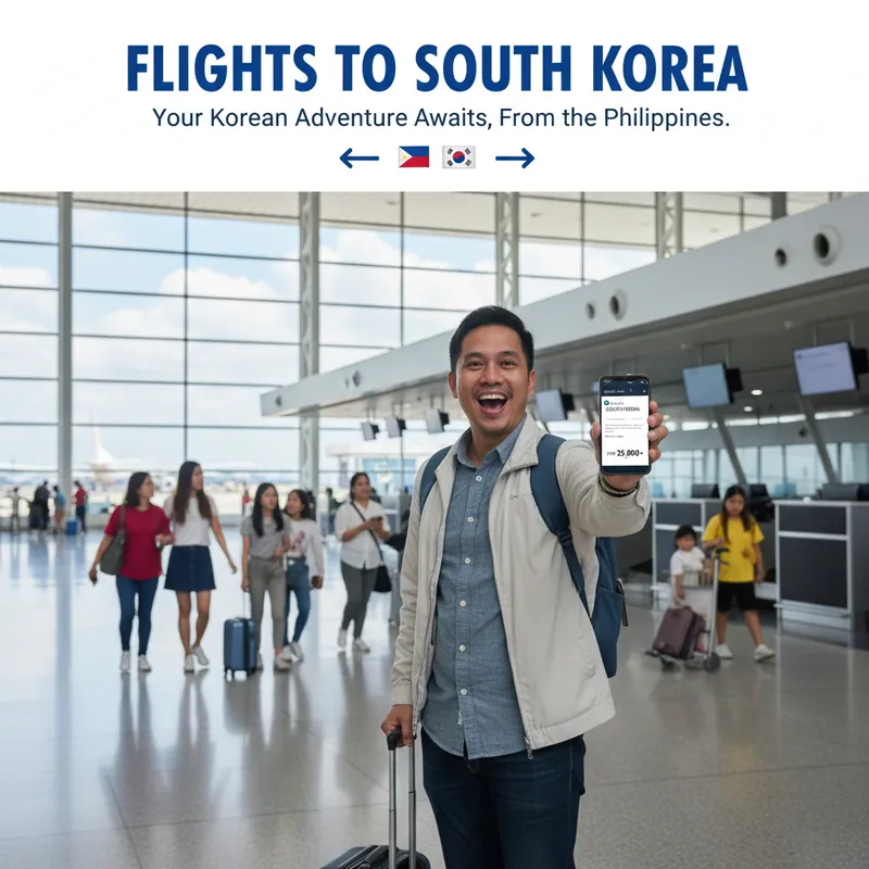 Flights from Philippines to South Korea — Visa, Best Time, Routes
