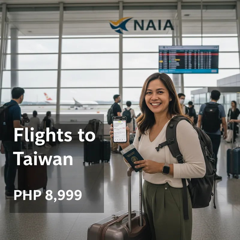 Flights from Philippines to Taiwan — Visa, Best Time, Routes