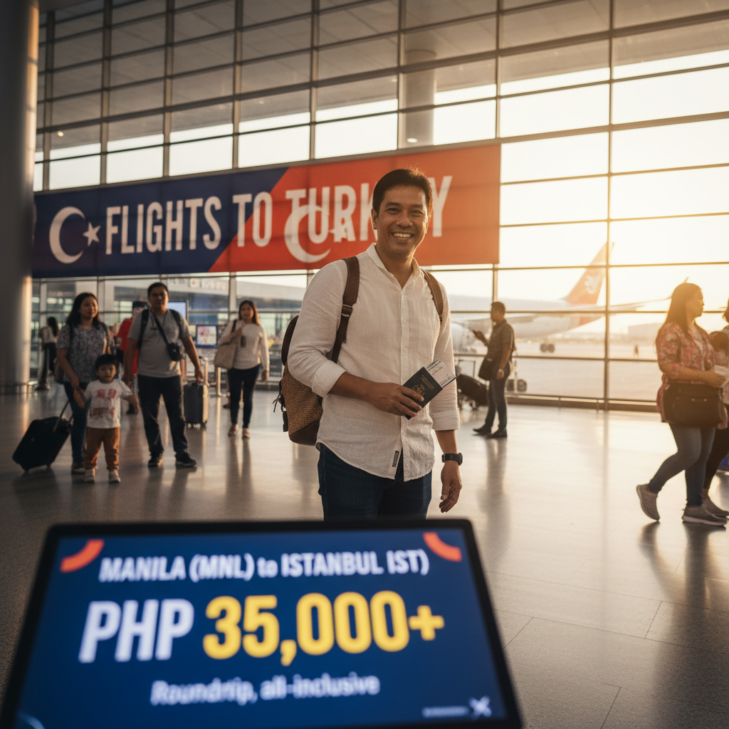 Flights from Philippines to Turkey — Visa, Best Time, Routes | 2026
