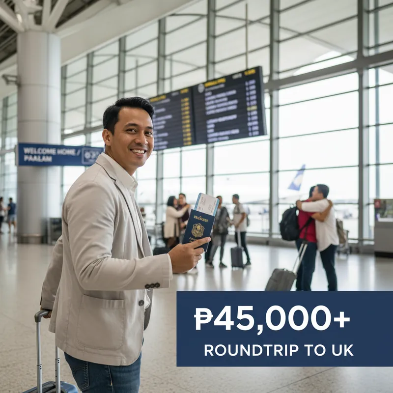 Flights from Philippines to United Kingdom — Visa, Best Time, Routes