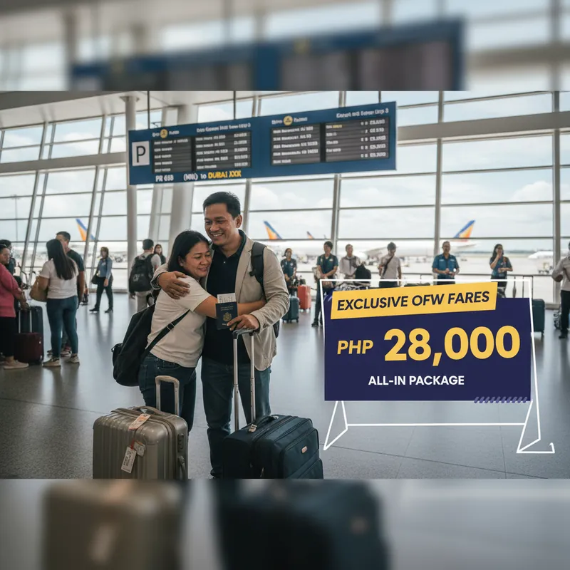 Manila to Dubai for OFW: End-of-Contract Booking