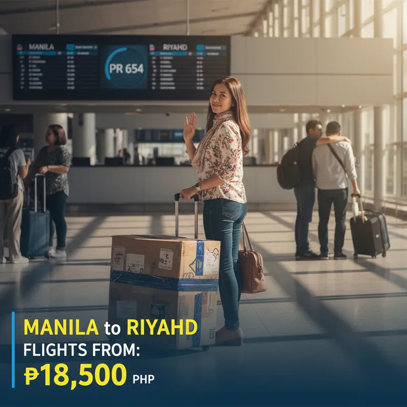Manila to Riyadh Flights for OFW: Real PHP Fares