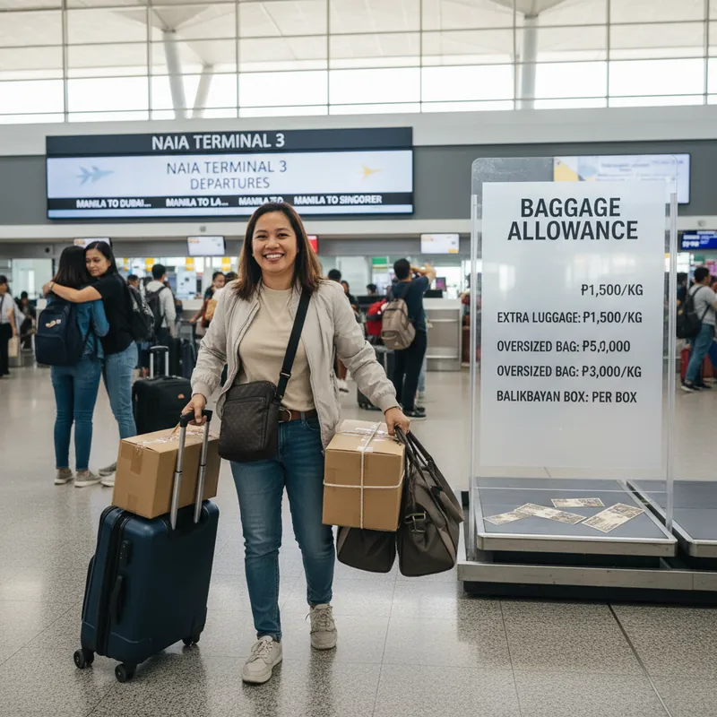 OFW Baggage Allowance 2026: Saudia, PAL, Cebu Pacific