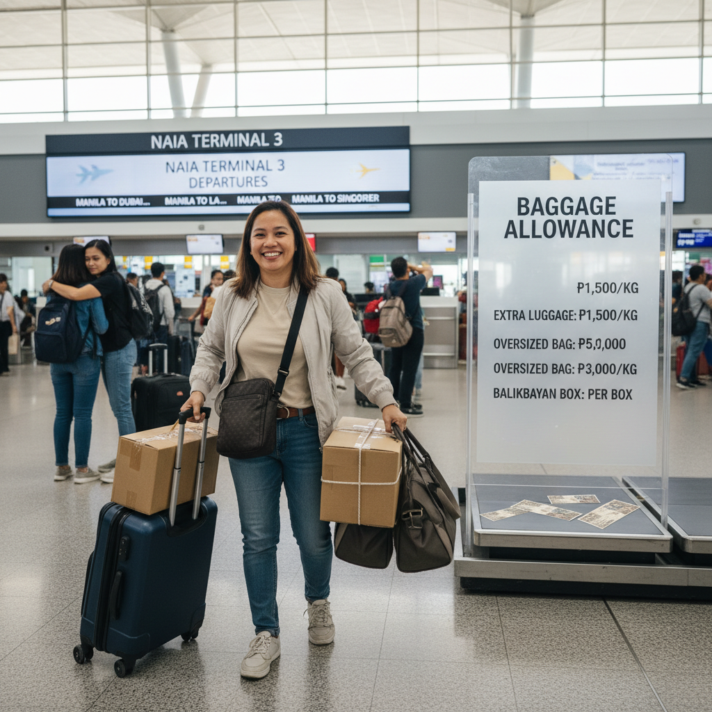 OFW Baggage Allowance 2026: Saudia, PAL, Cebu Pacific, Emirates Compared