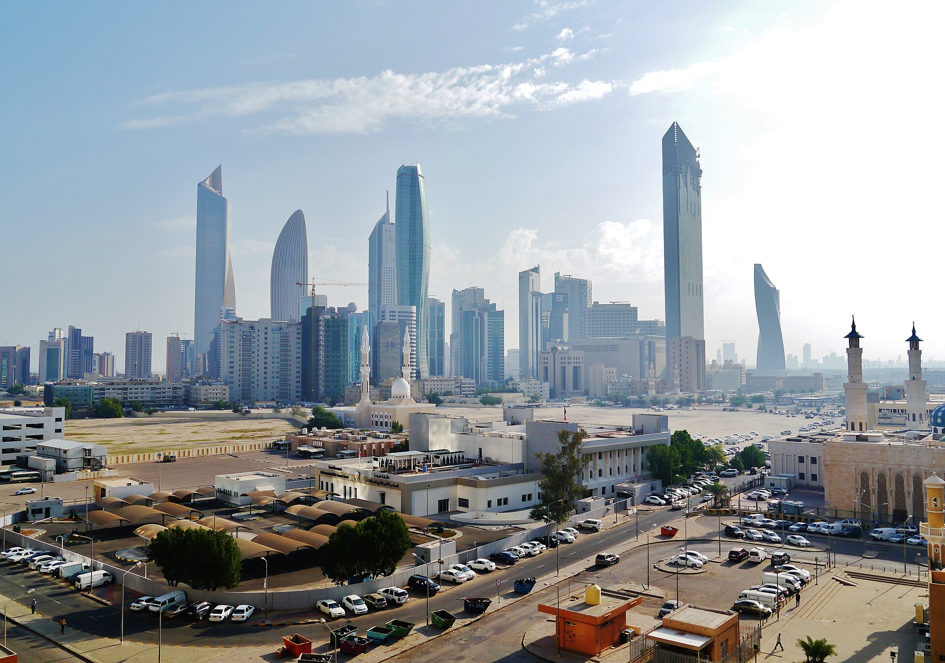 Kuwait City (KWI) — Filipino leisure outbound airport, photo via Wikimedia Commons (media-list scan)