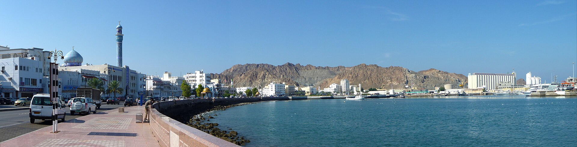 Muscat (MCT) — OFW corridor airport to Saudi, UAE, Qatar, Kuwait, photo via Wikimedia Commons (media-list scan)